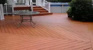 wooden deck cleaning service